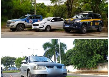 Operação Conjunta da PRF e 70ª CIPM recupera dois veículos roubados circulando clonados no Sul da Bahia