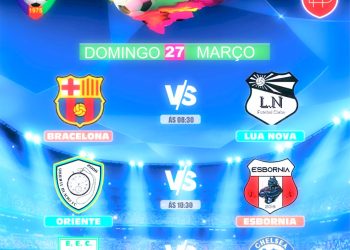Domingo é dia de futebol no campo do bairro Juca Rosa, é o campeonato da cidade.