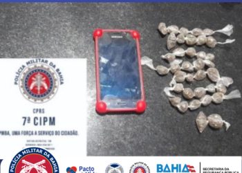 POLICIAIS DA 7ª CIPM APREENDEM DROGAS EM EUNÁPOLIS