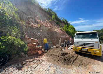 Prefeitura realiza obra de contenção no Outeiro de São Francisco 🚧
