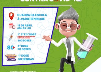 PREPARA O BRAÇO 💪🏽 NO BAIANÃO TEM 1ª, 2ª, 3ª, 4ª DOSE 80 + E PARA CRIANÇAS NA FAIXA ETÁRIA DE 5 A 11 ANOS DA VACINA CONTRA A COVID-19