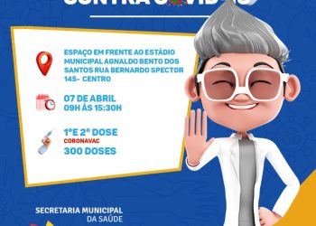PREPARA O BRAÇO 💪🏽 NO CENTRO TEM 1ª E 2ª DOSE DA VACINA CONTRA A COVID-19
