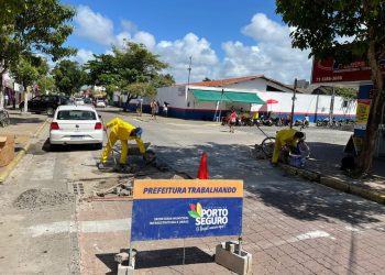 Rua Marechal Deodoro e Avenida Getúlio Vargas recebem manutenção