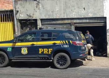 PRF apreende 4 indivíduos que praticaram o roubo de defensas metálicas na BR-324