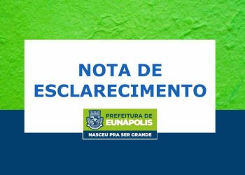 EUNÁPOLIS: NOTA DE ESCLARECIMENTO – Greve dos Professores não tem justificativa legal, afirma o Secretário Municipal de Educação, Gabriel Saulo
