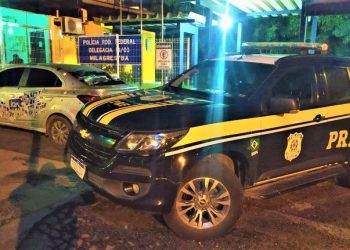 Carro anunciado em rifa é aprendido na BR 116 com caracteres adulterados e utilizando placas clonadas