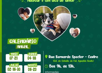 Feira de Adoção de Animais ganha calendário fixo