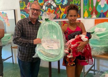 Gestantes recebem kits de enxoval e seis meses de concessão de fraldas descartáveis em Trancoso