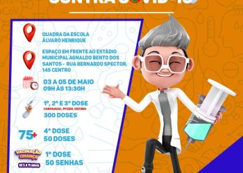 PREPARA O BRAÇO 💪🏽 EM PORTO SEGURO TEM 1ª, 2ª, 3ª, 4ª DOSE 75 + E PARA CRIANÇAS NA FAIXA ETÁRIA DE 5 A 11 ANOS DA VACINA CONTRA A COVID-19