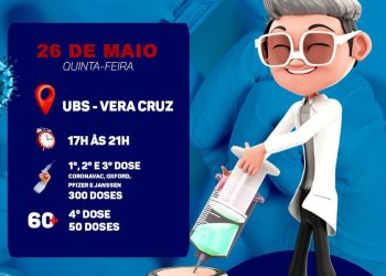 EM VERA CRUZ TEM VACINA CONTRA A COVID-19