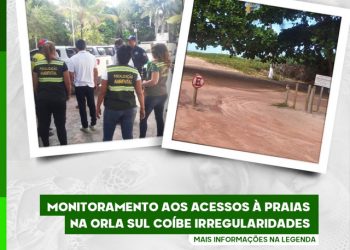 Monitoramento aos acessos a praias na Orla Sul coíbe irregularidades