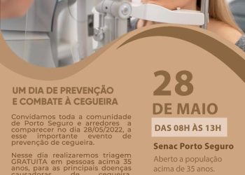 Porto Seguro, promove ação contra a cegueira.