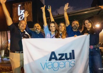 Grande presença de agentes de viagens de Goiânia marca o aero show da Azul na campanha Porto Seguro Para o Mundo