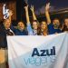 Grande presença de agentes de viagens de Goiânia marca o aero show da Azul na campanha Porto Seguro Para o Mundo