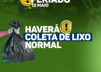 Secretaria de Serviços Públicos informa que haverá coleta de lixo nesta quinta-feira