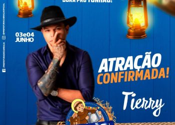 Tierry é mais uma atração confirmada do Tonhão de Cabrália