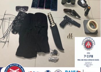 *POLICIAIS DA 7ª CIPM RECUPERAM OBJETOS ROUBADOS EM EUNÁPOLIS *