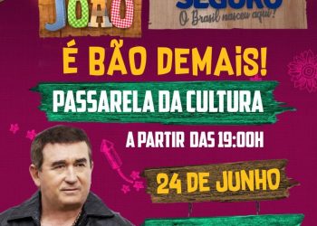 Hoje é dia do mais Amado do Brasil relembrar grandes sucessos na Passarela da Cultura!