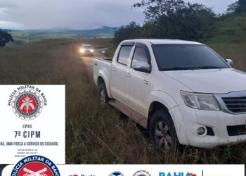 POLICIAIS DA 7ª CIPM RECUPERAM VEÍCULO ROUBADO EM ITAPEBI