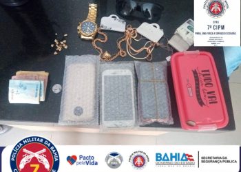 POLICIAIS DA 7ª CIPM CONDUZEM HOMENS POR POSSE DE DROGAS EM EUNÁPOLIS