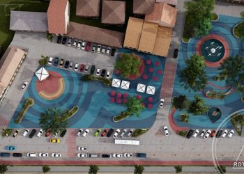 Prefeitura inicia revitalização de praças no final da Passarela