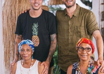 Rodrigo Hilbert encerra temporada do seu programa na Vila de Santo André, em Cabrália