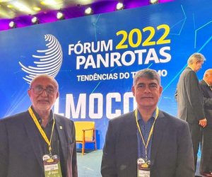 Prefeito de Cabrália, AGNELO SANTOS,  participa do fórum Panrotas 2022.