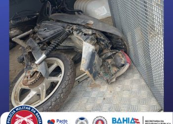 *POLICIAIS DA 7ª CIPM RECUPERAM MOTO ROUBADA EM GUARATINGA *