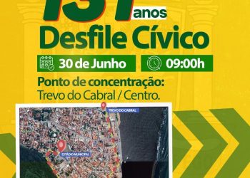 DESFILE CÍVICO COMEMORA ANIVERSÁRIO DE PORTO SEGURO