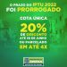 Prefeitura de Eunápolis prorroga pagamento do IPTU até 30 de junho