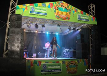 Festejos juninos da Vila do Forró de Eunápolis aqueceram a noite de quarta-feira na cidade
