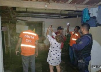 Defesa Civil interdita casa no Campinho por risco de desabamento