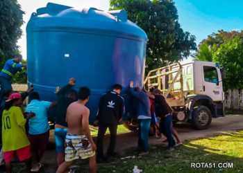 Comunidade indígena recebe nova caixa d’água