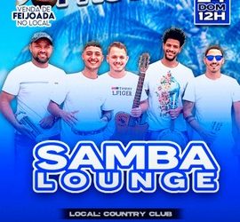 Vai ter pagode no Country Club no domingo 24/07, vai lá!