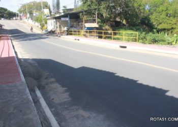 Ponte do Sta. Lúcia, perto da delegacia, uma obra de respeito.