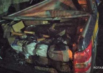 PRF Apreende armas, munições e artefatos, bobeou…dançou