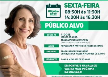 Prefeitura de Eunápolis intensifica vacinação contra diversas doenças nas UBSs nesta sexta-feira
