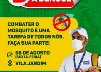 DIA D, NO COMBATE À DENGUE!