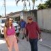 Prefeita Cordélia visita obras no bairro Pequi.