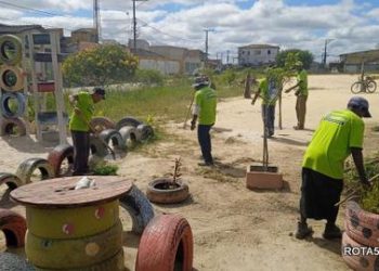 Prefeitura realiza capina das vias públicas