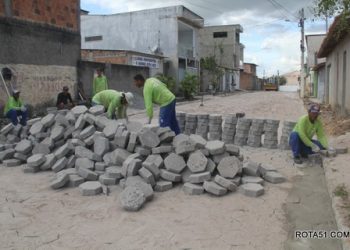Infraestrutura urbana: pavimentação de ruas beneficia moradores do bairro Pequi