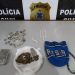 Polícia civil prende em flagrante traficante de drogas.