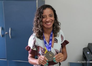 Atleta eunapolitana, se destaca no esporte em Vitória, Espírito Santo.