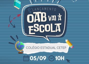 OAB vai à escola, mais uma ação da justiça na cidade.