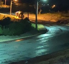 Asfalto chega à ligação dos bairros Geraldão – Vila Beata