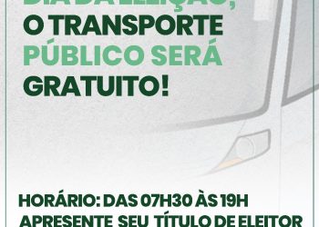 Prefeitura de Eunápolis concede transporte gratuito para cidadãos votarem no domingo