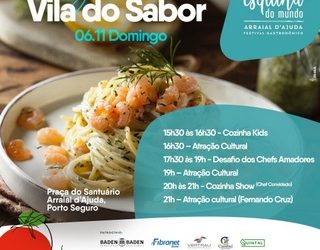 Arraial d’Ajuda abre oficialmente 4º Festival Gastronômico Esquina do Mundo