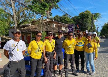 Evento esportivo internacional conta com grande apoio dos agentes de trânsito em Arraial d’Ajuda