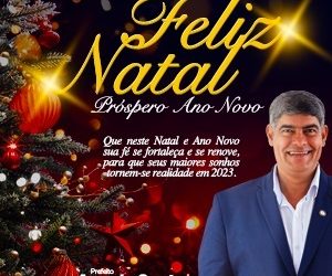 FELIZ NATAL E PRÓSPERO ANO NOVO.