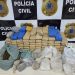 Policia civil, apreende grande quantidade de drogas na cidade, foi o maior prejuízo do PCE, Primeiro Comando de Eunápolis